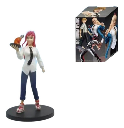 Imagen 2 de 3 de Figura Colección Anime Chainsaw Man - Makima Con Pochita
