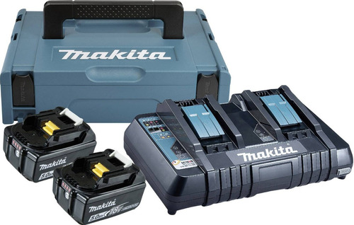 Makpac De 2 Bat De 18v Lxt X5.0ah Bl1850b + Cargador Doble R