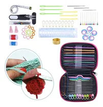 Comprar Kit De Agujas Y Accesorios Para Tejer A Crochet 100 Piezas