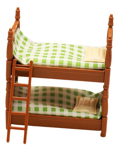 Casa De Muñecas Litera Cama Con Dosel Cama De Dos Pisos