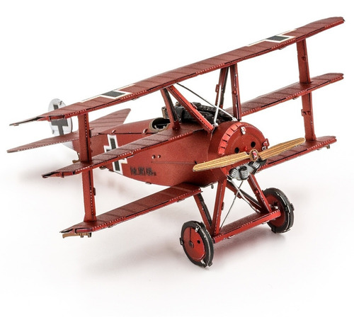 Figura Para Armar En Metal! Fokker Dr.i Plane- Modelismo