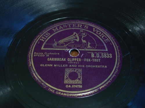 Pasta Glenn Miller Orchestra Master Voice C74