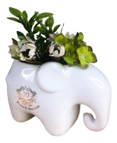 Vasinho Elefante Bodas De Porcelana 20 Anos Casamento