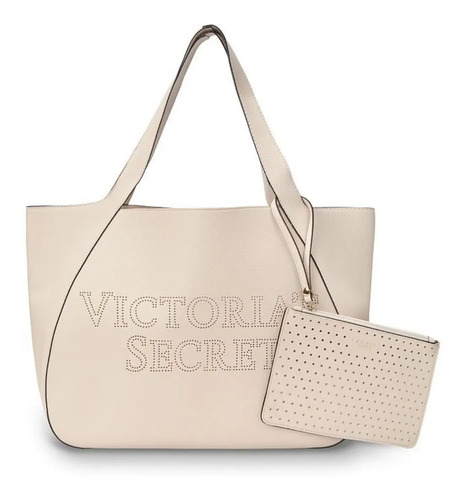 Bolsa Victoria's Secret Plateada Neceser Tote Grande Mujer | Meses sin  intereses
