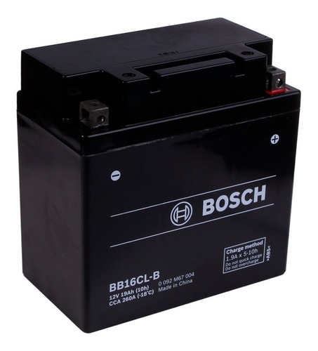 Bateria Bosch Gel Bb16cl-b = Yb16cl-b 19ah Moto Agua