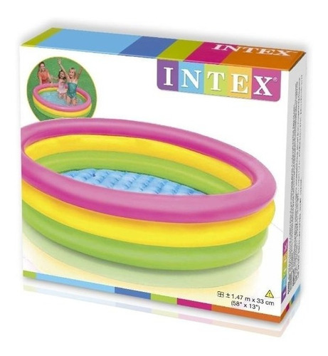 Piscina Inflable Bebe Niños Intex Agua Pelotas 1.47m X 33cm