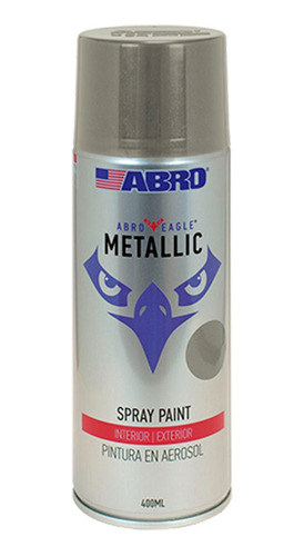 Pintura Cromo Metalizada Tamaño Grande X 400 Ml Marca Abro