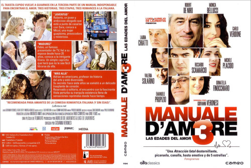 Manual De Amor- Manuale D'amore- Coleccion Completa (3 Dvds)