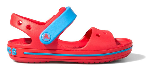 Sandalias Crocs Crocband Rojo Azul Niño