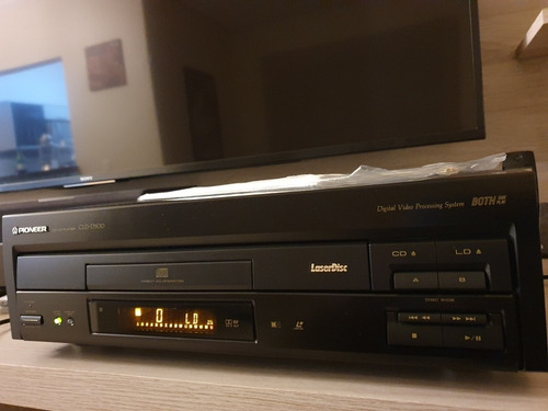 Laserdisc Ld Player Pioneer Cld D500 Novo Raridade Sem Uso!