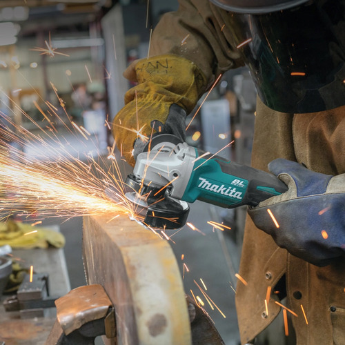 Esmeril Angular Inalámbrico 4 1/2 Dga455rf Makita Carg+bat