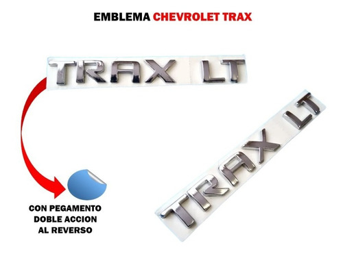 Emblema Cajuela Chevrolet Trax Lt 2013-2020