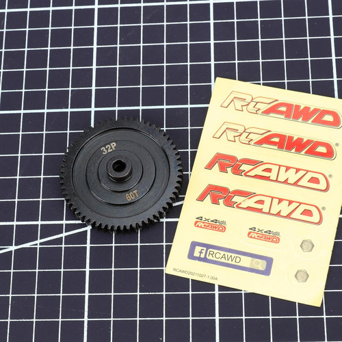 Engranaje Recto, 60t 32p Para Piezas De Axial 1/10 Scx10 Pro
