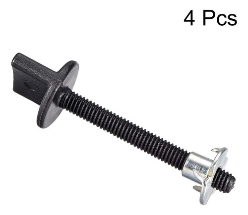 Perno De Tornillo De Pulgar Uxcell M4 X 35 Mm Con Tuerca T A