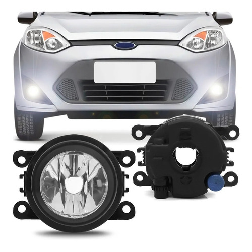 Juego Faros Auxiliar Antiniebla P/ Ford Fiesta One 2012 2013