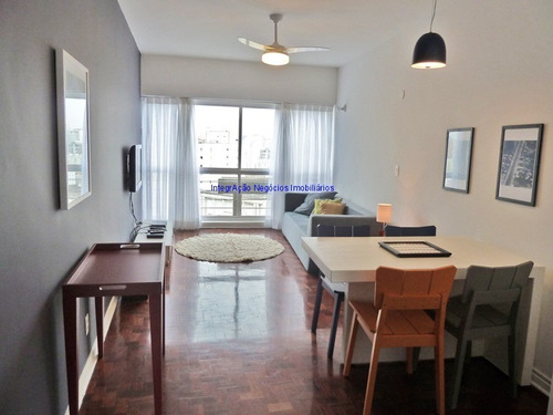 Imagem 3 de 17 de Apartamento 76.89m², 01 Dormitório, 01 Banheiro E 01 Vaga Na Garagem. Condomínio Com Portaria E Segurança 24hrs. Excelente Localização. - 21072811 - 69903418