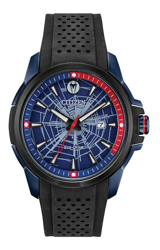 Reloj Citizen Eco Drive Spiderman Original Aw115601w       