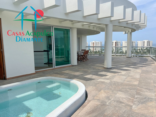 Cad Mayan View 1 1001. Departamento Esquinero Con Roof Garden Y Jacuzzi: Lujo Total En Playa Diamante
