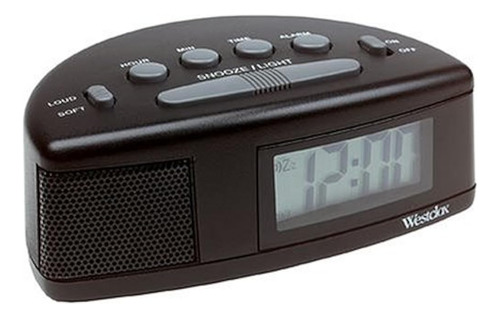 Westclox Tech 47547 Reloj Despertador Súper Ruidoso, 90db