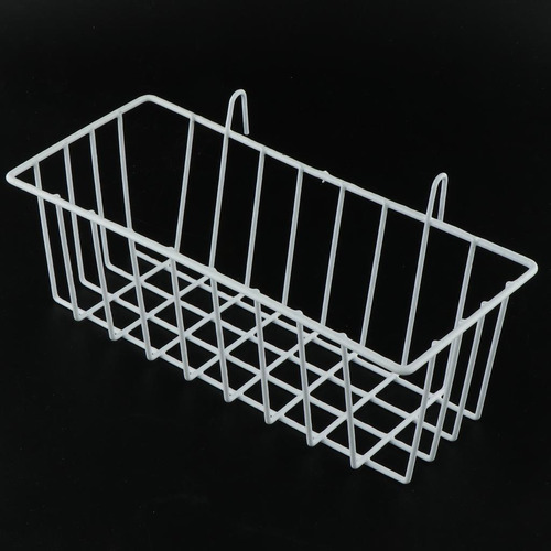 Cesta Colgante De Hierro Blanco