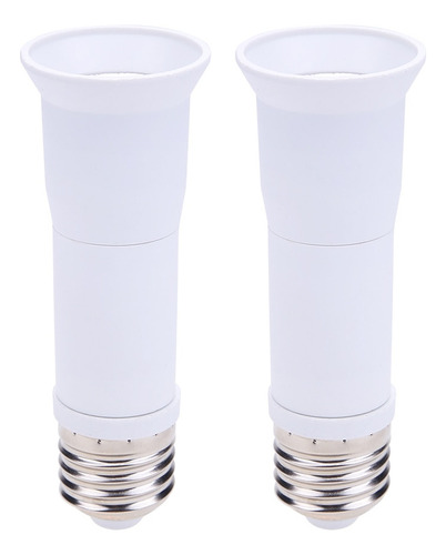 . .. Adaptador De Extensión E27 A E27, Paquete De 2