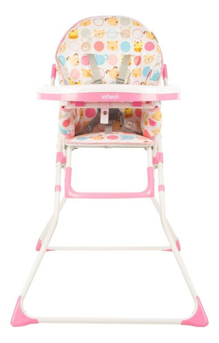 Silla Alta Comedor Candy Infanti Rosado