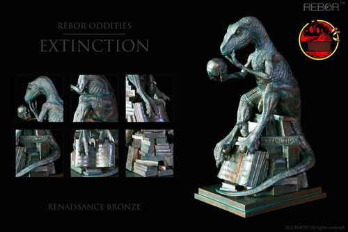 Rebor Oddities Extinction Renaissance Bronze Velociraptor