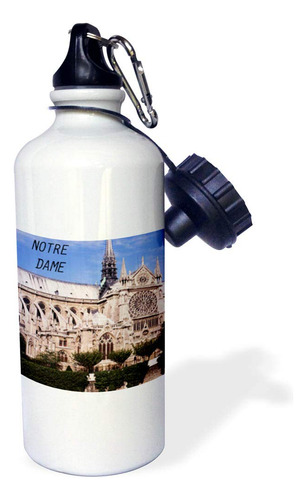 3drose Wb 33173 _ 2,5 Cm Notre Dame Deportes Botella De Agu