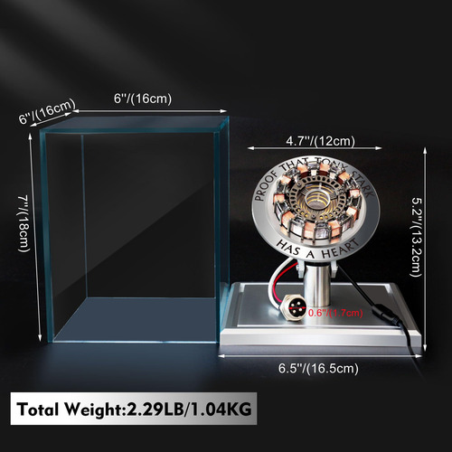Iron Man Arc Reactor 11 Led Usb Con Display Mmg