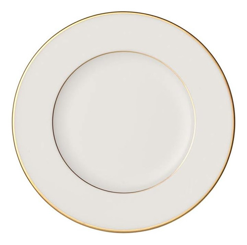 Plato Redonda 15.8 Cms Porcelana De Mantequilla 1 Pz