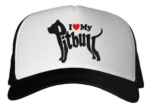 Gorra Pitbull Love Amo A Mi Perro