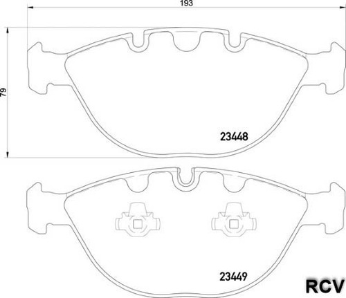 Balatas Disco  Delantera Para Bmw 750il   1995