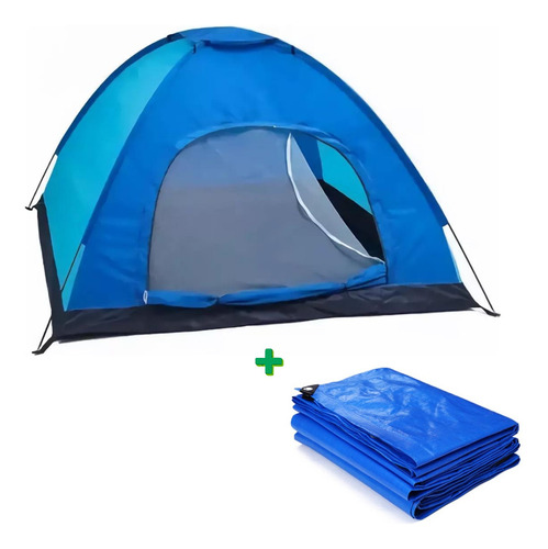 Carpa Camping Iglú Para 6 Personas + Lona 5x4m Mosquitero 