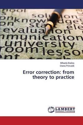 Libro Error Correction : From Theory To Practice - Badea ...