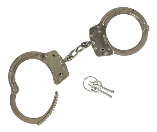 Esposas Seguridad Privada 100% Acero Niqueladas Originales