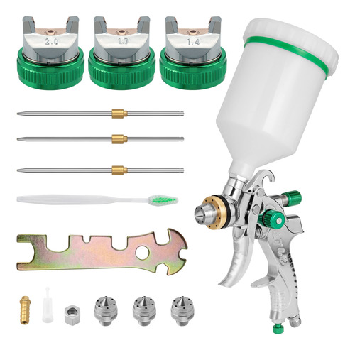 Hvlp Pistola De Pulverización De Aire De Alimentación Por.