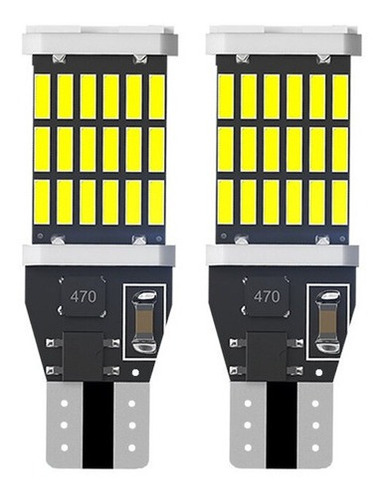 4x Ampolletas Led T15 De Alta Potencia 12v 921 T15 W16w