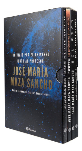 Estuche José Maza: Somos Polvo + Marte + Eclipses + Urania