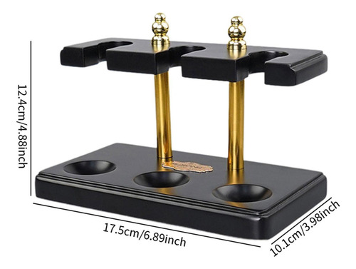 . Soporte De Madera Para Pipas Con 3 Ranuras, Accesorios
