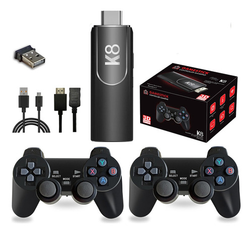 Mando De Juegos Inalámbrico K8 Retro 64g Hd
