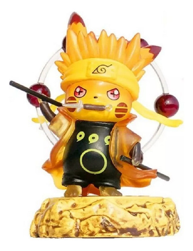 Figura Juguete Muñeco Pikachu Naruto Pokemon Anime