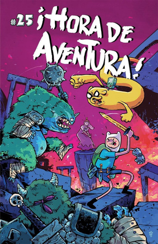 Adventure Time 25b, De Pendleton Ward, Ryan North., Vol. 1. Editorial Kamite, Tapa Pasta Blanda, Edición 1 En Español, 2017