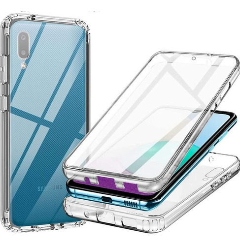Imagen 1 de 10 de Funda 360 Protege 100% Compatible Con Samsung A02