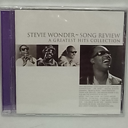 Stevie Wonder Song Review A Greatest Hits Collection Cd Versión Del Álbum Estándar