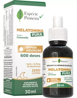 Melatonina Pura - Liquida - 300 Doses