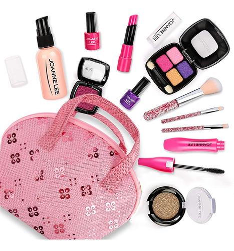 Kit De Maquillaje Simulado Para Niñas, Set De Maquillaje Bás