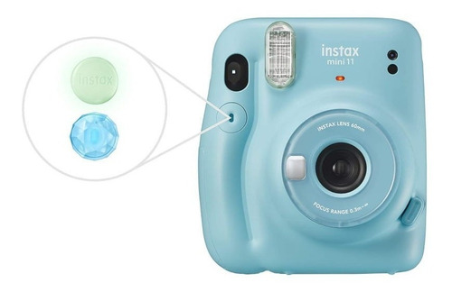 Imagen 7 de 10 de Camara Instantanea Fujifilm Instax Mini 11 Celeste Sky Cuota