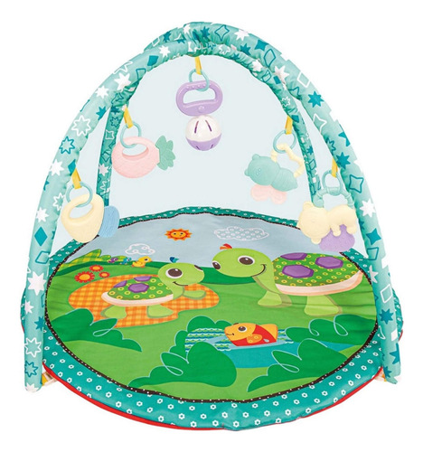 Tapete De Atividades Redondo Tartaruga Zippy Toys - 10408