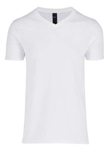 Playera Para Hombre Bones Fit 3 Pza Cuello V 3700mv Algodón