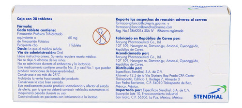 Arahkor 60 Mg Caja Con 20 Tabletas